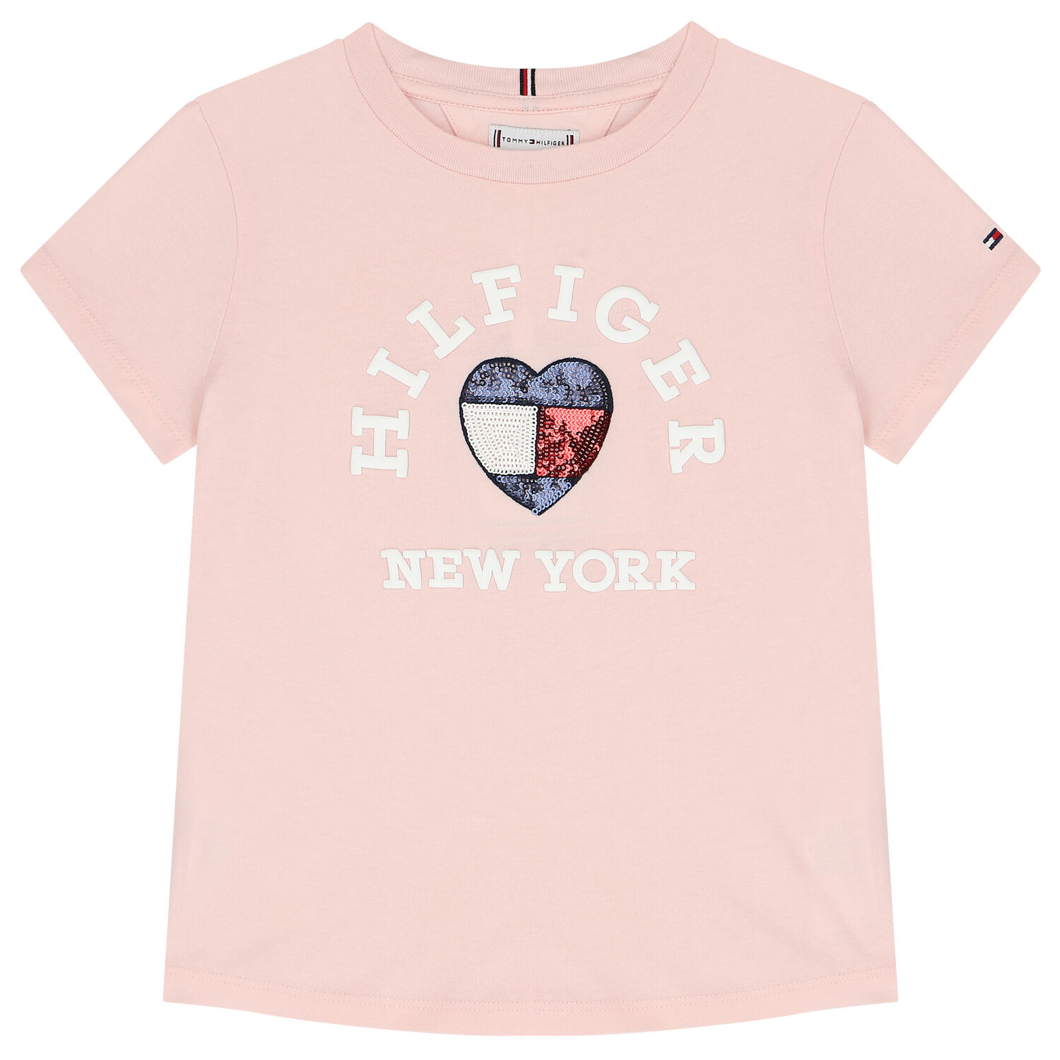 Girls Pink Logo T-Shirt, 1, hi-res